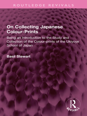 cover image of On Collecting Japanese Colour-Prints